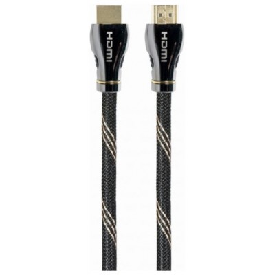 CABLE HDMI 2.1 8K 60HZ GEMBIRD CCBP-HDMI8K-2M PREMIUM TRENZADO ETHERNET 2M NEGRO