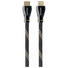 CABLE HDMI 2.1 8K 60HZ GEMBIRD CCBP-HDMI8K-3M PREMIUM TRENZADO ETHERNET 3M NEGRO