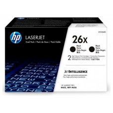 HP LaserJet Pro M402/426 Pack 2 Toner Negro nº26X 9.000 paginas alta capacidad