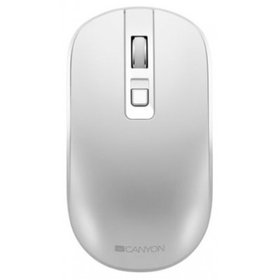 RATON OPTICO WIRELESS RECARGABLE MW-18 BLANCO PERLA CANYON (Espera 4 dias)