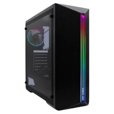 CAJA SEMITORRE ATX A200 FA/750W NEGRO RGB DEEPGAMING (Espera 4 dias)