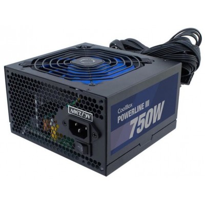 FUENTE ALIMENTACION ATX COOLBOX POWERLINE 3 750W 85% EFI (Espera 4 dias)