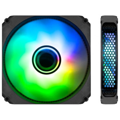 VENTILADOR AUXILIAR A-RGB 120MM INFINITY NEGRO COOLBOX (Espera 4 dias)