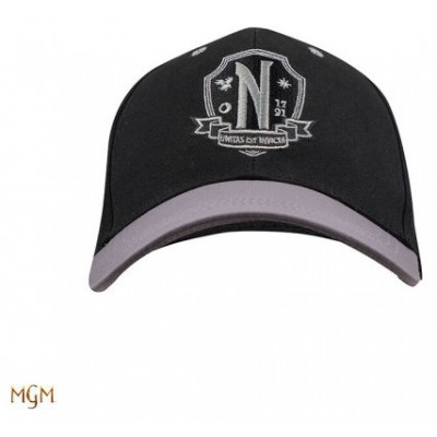 GORRA CON VISERA NEVERMORE ACADEMY NEGRA 54-60 CM (CIRCUNFERENCIA) CINEREPLICAS REDSTRING CR2671 (Espera 4 dias)