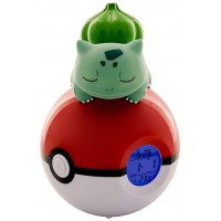 RELOJ DESPERTADOR BULBASAUR EN POKEBALL 18 CM TEKNOFUN 811367 (Espera 4 dias)