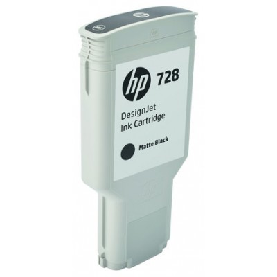 HP Cartucho de tinta DesignJet 728 negro mate de 300 ml (Espera 4 dias)