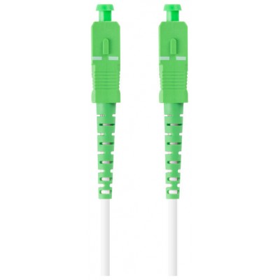 CABLE DE FIBRAOPTICA LANBERG 20M MONO SC/APC-SC/APC SIMPLEX G657B3 LSZH BLANC