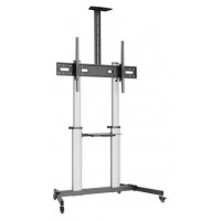 SOPORTE SUELO AISENS RUEDAS BANDEJA DVD CAMARA MONITOR/TV 100KG 60-100