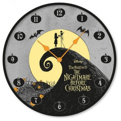 RELOJ DE PARED DISNEY PESADILLA ANTES DE NAVIDAD SILUETA PYRAMID INTERNATIONAL GP85873 (Espera 4 dias)