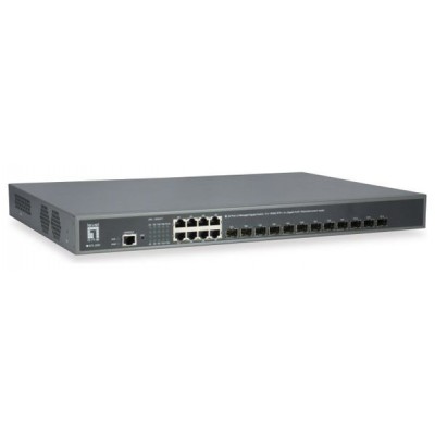 Switch Level One Gestionable L3 8p 10/100/1000 Sfp +