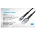 CABLE 2.0 USB A LIGHTNING 1 M NEGRO/GRIS VENTION (Espera 4 dias)