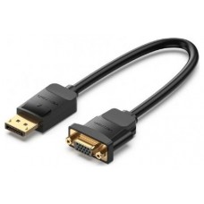 CONVERSOR DISPLAYPORT/M A VGA/H 0.15 M NEGRO VENTION (Espera 4 dias)