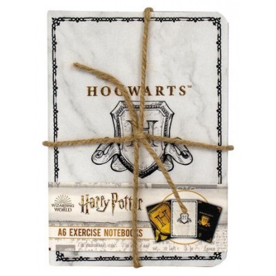 PACK DE 3 CUADERNOS A6 HARRY POTTER HOGWARTS BLUE SKY REDSTRING HP148444 (Espera 4 dias)