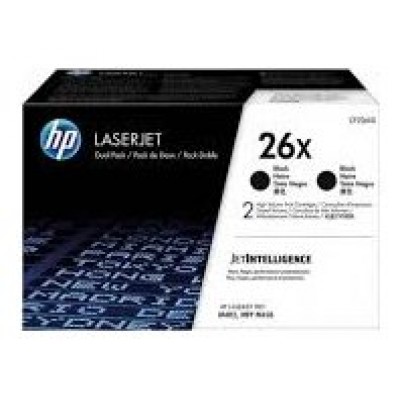 TONER HP CF226XD Nº 26X PACK X2 NEGRO 9.000PAG (Espera 4 dias)