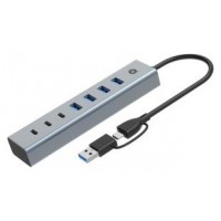 Hub Usb 3.0 Conceptronic Hubbies20g 7 Puertos Usb-c A