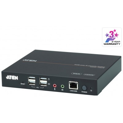 Aten Estación de consola por IP KVM VGA/HDMI dual (Espera 4 dias)