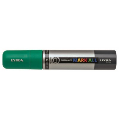 MARCADOR PERMANENTE MARK ALL VERDE ESMERALDA 15 MM LYRA GROOVE L6840063 (Espera 4 dias)