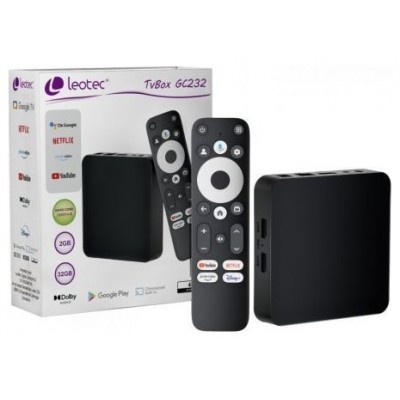 LEOTEC TVBOX GC232 GOOGLE Y NETFLIX CERTIFIED