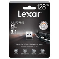 Lexar JumpDrive S47 unidad flash USB 128 GB USB tipo A 3.2 Gen 1 (3.1 Gen 1) Negro (Espera 4 dias)