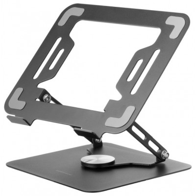 SOPORTE SOBREMESA PARA PORTATIL/TABLET GIRATORIO NEGRO MARS GAMING (Espera 4 dias)