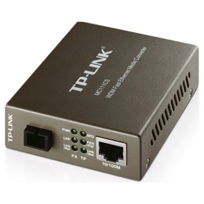 CONVERTIDOR TP-LINK RJ45 10/100 A FIBRA MONOMODO SC