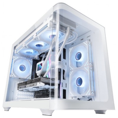 CAJA MICROATX GAMING MARS GAMING MCFUSIONM CRISTAL