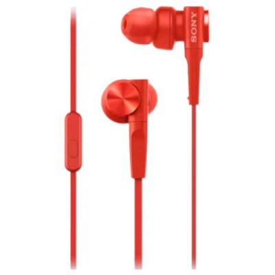 Auricular Intrauditivo Con Microfono Sony Rojo