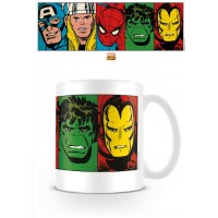 TAZA DESAYUNO MARVEL CARAS COMIC PYRAMID INTERNATIONAL REDSTRING MG23443 (Espera 4 dias)