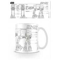 TAZA DESAYUNO STAR WARS PLANO AT-AT PYRAMID INTERNATIONAL REDSTRING MG23476 (Espera 4 dias)