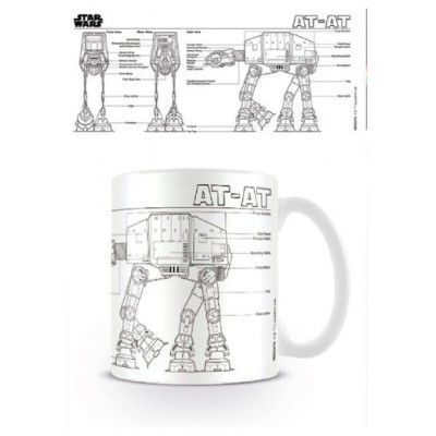 TAZA DESAYUNO STAR WARS PLANO AT-AT PYRAMID INTERNATIONAL MG23476 (Espera 4 dias)