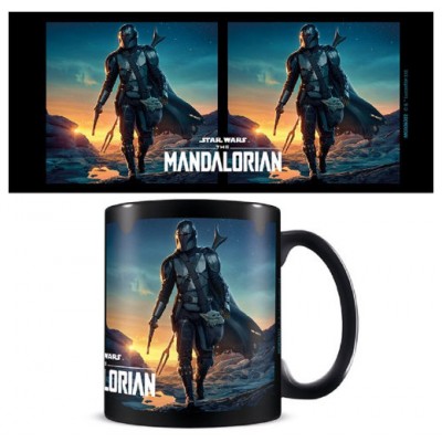 TAZA DESAYUNO COLOR THE MANDALORIAN ATARDECER PYRAMID INTERNATIONAL MGB26322 (Espera 4 dias)