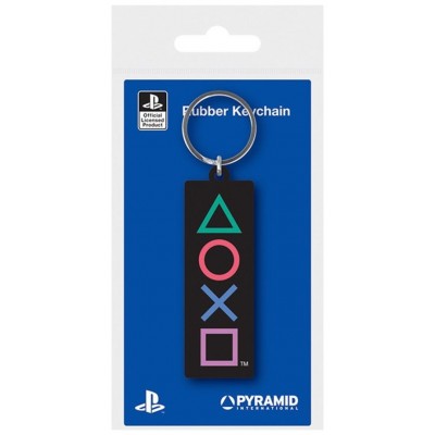 LLAVERO DE CAUCHO PLAYSTATION FORMAS PYRAMID REDSTRING RK39161C (Espera 4 dias)