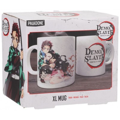 TAZA TANJIRO Y NENZUKO TAMAÑO XL PALADONE PP10194DE (Espera 4 dias)