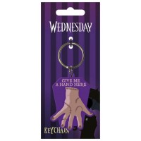 LLAVERO GOMA CHOCA LA MANO WEDNESDAY PYRAMID INTERNATIONAL REDSTRING RK39476C (Espera 4 dias)