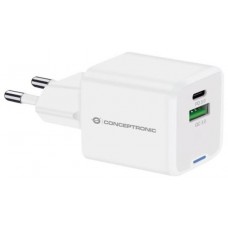 CARGADOR DE PARED CONCEPTRONIC USB-C x1 USB-Ax1