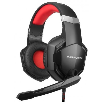 MARS GAMING MHX HEADPHONE+MIC USB SUPERBASS 50MM XBOX/PS4/PC (Espera 4 dias)