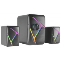 ALTAVOCES BLUETOOTH MS-H21 RGB NEGRO MARS GAMING (Espera 4 dias)