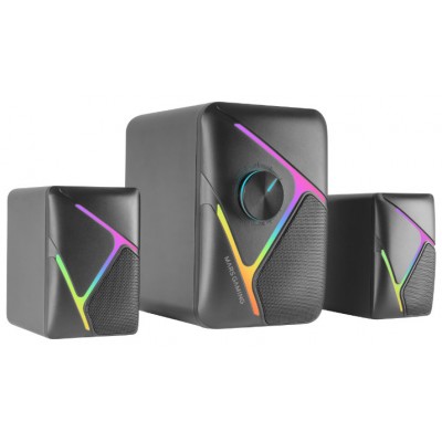 ALTAVOCES BLUETOOTH MS-H21 RGB NEGRO MARS GAMING (Espera 4 dias)