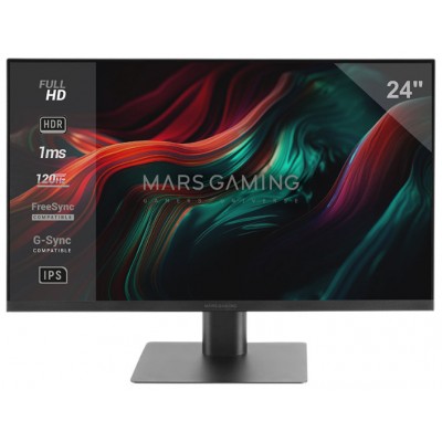 MONITOR 24" DP HDMI MARS GAMING MV24 IPS FHD