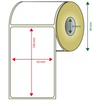 PACK DE 6 ROLLOS DE ETIQUETAS ADHESIVAS TERMICAS