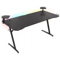 MESA GAMING GENESIS HOLM 510 RGB NEGRO CARBONO 160X75 CM