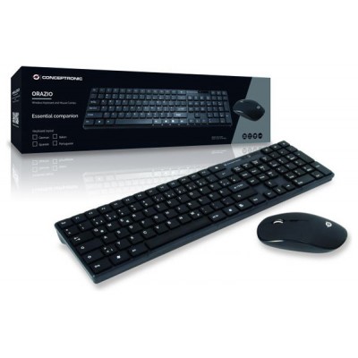 Pack Teclado Y Mouse Wireless Conceptronic Orazio