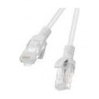 CABLE RED LANBERG LATIGUILLO CAT.6 UTP LSZH CU 0.5M GRIS FLUKE  PASSED