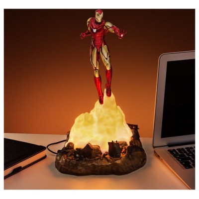 LÁMPARA DIORAMA IRON MAN VOLANDO 18 CM PALADONE PP11311MSIS (Espera 4 dias)