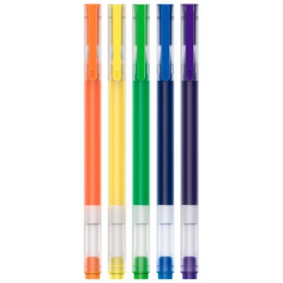 BOLIGRAFOS DE TINTA DE GEL Mi HIGH-CAPACITY 5 UDS COLORES VARIADOS XIAOMI (Espera 4 dias)