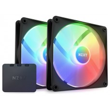 NZXT F140 RGB Core Carcasa del ordenador Ventilador 14 cm Negro 2 pieza(s) (Espera 4 dias)