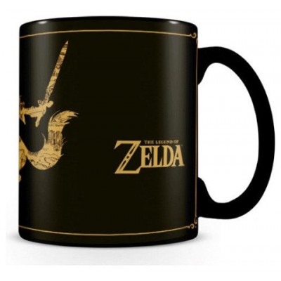 TAZA TÉRMICA SILUETA Y MAPA THE LEGEND OF ZELDA 315 ML PYRAMID REDSTRING SCMG24878 (Espera 4 dias)