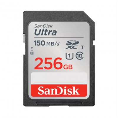 SANDISK ULTRA 256GB SDXC MEMORY CARD 150MB/S (Espera 4 dias)