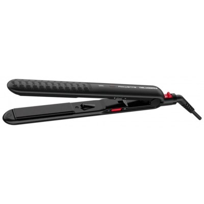 PLANCHA DE PELO ROWENTA SF321LF0 KARL LAGERFELD OPTILISS COLOR NEGRO Y ROJO 130-230ºC· (Espera 4 dias)