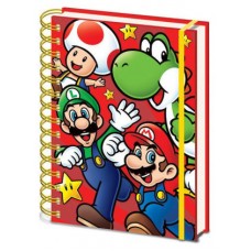 CUADERNO A5 CON ESPIRAL PERSONAJES SUPER MARIO 21 X 15 CM PYRAMID SR72959 (Espera 4 dias)